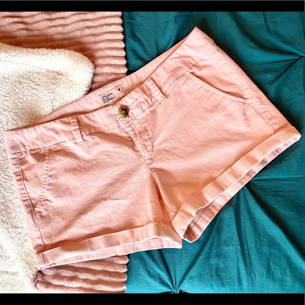 Pink Khaki shorts - American Eagle